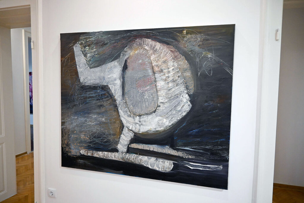 on helicopters, installation view