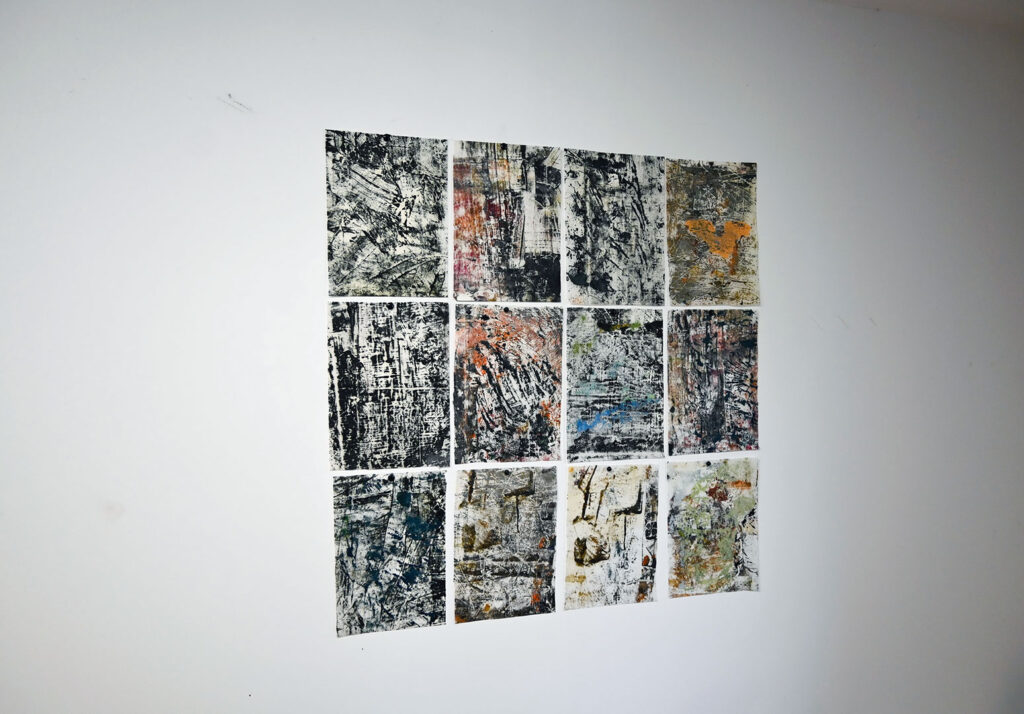 work on paper, installation view